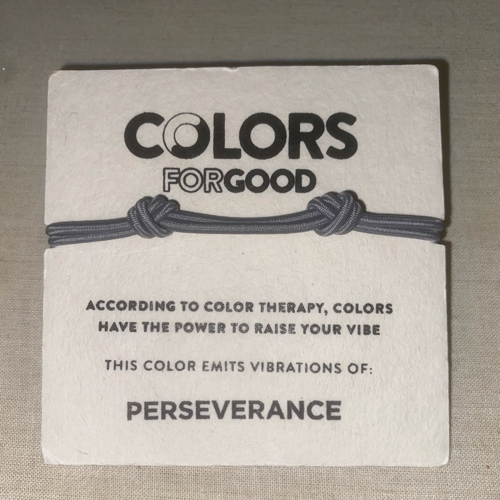 BRAND NEW - Unisex- COLORS for GOOD Perseverance Energy Mood Bracelet